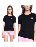 Lee Tricou T-Shirt - Croiala Relaxata - Croi: Slim Fit - Inchidere: Fara - Compozitie Material: 100% Vascoza - Culoare: Negru - Marime: S - 1 Bucata