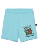 Lego Pantaloni scurti sport baieti 12011466 - Bumbac organic - Albastru deschis - Albastru deschis
