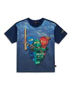 Lego Tricou baieti 12011456 - Bumbac organic - 467945 - Bleumarin