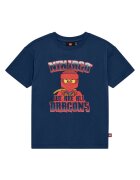 Lego Tricou baieti 12011459 - Bumbac organic - Bleumarin - Bleumarin