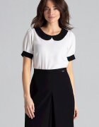 Lenitif Bluza dama bej - scurta - eleganta - poliester 80% - elastan 3%