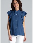 Lenitif Bluza dama Kuvien K482 culoare granat - Bleumarin