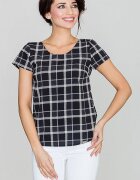 Lenitif Bluza dama - model retro - neagra - poliester 95%