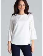 Lenitif Bluza dama - Poliester/Viscoza - Ecru -