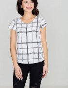 Lenitif Bluza dama - retro - alb - poliester