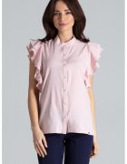 Lenitif Bluza dama roz - poliester - maneci scurte - confortabila