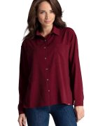 Lenitif Camasa dama - rosie - maneci lungi - material elastic -