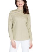 Lenitif Camasa dama - verde - bumbac 55% poliester 45%