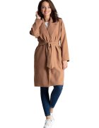 Lenitif Palton dama L054 - Acril/Poliester - Maro -