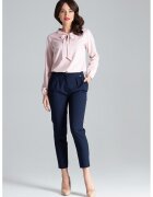 Lenitif Pantaloni eleganti dama Tetra L028 albastru inchis - Albastru inchis