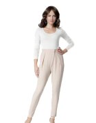 Lenitif Pantaloni eleganti de dama - Ardal - bej - Bej