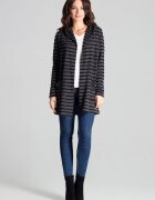 Lenitif Pulover dama - cardigan - negru