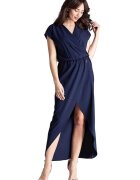 Lenitif Rochie cocktail - Poliester/Elastan - Bleumarin -
