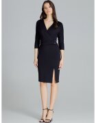 Lenitif Rochie de seara dama Shilard L086 neagra - Negru