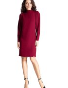 Lenitif Rochie de zi 690 - Poliester/Elastan - Rosu