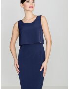 Lenitif Rochie de zi model 114322 - Bleumarin