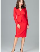 Lenitif Rochie de zi model 122522 - Rosu