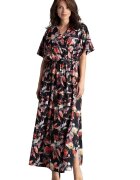 Lenitif Rochie de zi - Poliester/Elastan - Negru