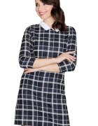 Lenitif Rochie de zi - Poliester - Midi - Negru