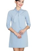 Lenitif Rochie de zi - Poliester/Viscoza - Albastru