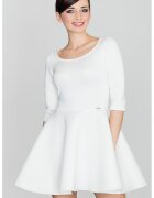 Lenitif Rochie K227 - ecru - poliester -