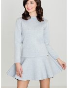 Lenitif Rochie K247 - gri - poliester -