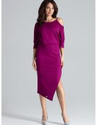 Lenitif Rochie K479 - roz - viscoza