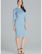 Lenitif Rochie L079 - albastru - poliester