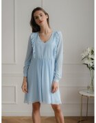 Lenitif Rochie L083 - albastru - poliester