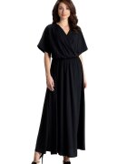Lenitif Rochie maxi dama Davide L055 neagra - Negru