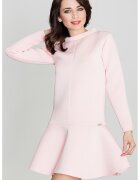 Lenitif Rochie mini evazata maneca lunga - poliester 100% - confortabila - eleganta
