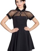 Lenitif Rochie scurta - Poliester/Elastan - Negru