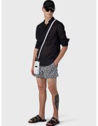 LES HOMMES Pantaloni scurti cu imprimeu monograma