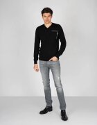 LES HOMMES Pulover cu decolteu in V -