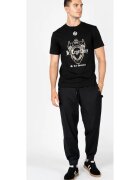 LES HOMMES Tricou cu imprimeu contrastant -