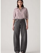 Levi's Blugi crop cu croiala barrel Cinch - Gri melange