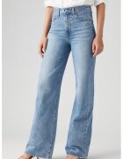 Levi's Blugi cu croiala ampla Ribcage - Albastru deschis melange