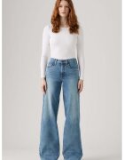 Levi's Blugi cu croiala ampla si 5 buzunare 728 - Albastru deschis melange