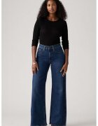 Levis Blugi cu croiala ampla si 5 buzunare - Albastru inchis