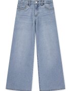 Levis Blugi cu croiala ampla si talie inalta - Albastru deschis