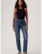 Levis Blugi curvy cu talie inalta 501® - Albastru melange