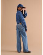 Levis Blugi din amestec de bumbac cu croiala ampla - Albastru deschis