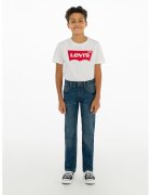 Levis Blugi drepti cu aspect decolorat - Albastru