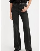 Levis Blugi evazati cu talie inalta Ribcage - Negru stins