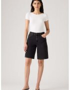 Levis Blugi scurti relaxed fit cu talie medie - Negru