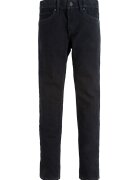 Levis Blugi uni cu talie medie - Negru stins