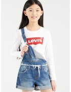 Levi's Bluza cu decolteu rotund si imprimeu logo pe piept - Rosu/Alb