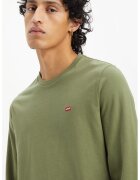 Levi's Bluza de bumbac cu logo discret - Verde aquamarin