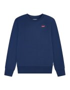 Levi's Bluza de trening cu decolteu la baza gatului si logo - Bleumarin