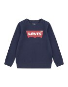 Levi's Bluza de trening cu imprimeu logo - Rosu/Bleumarin